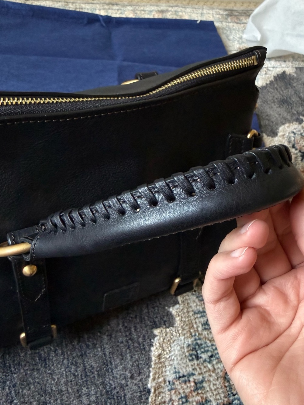 Dooney & Bourke Florentine Satchel in Black Black - Picture 12 of 15